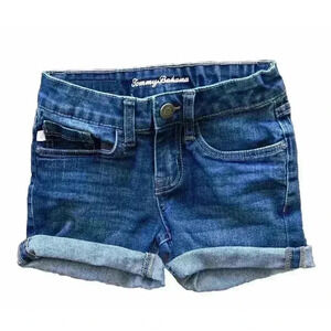Tommy Bahama Girl's Size 7 Jean Shorts Blue Steel Denim KB